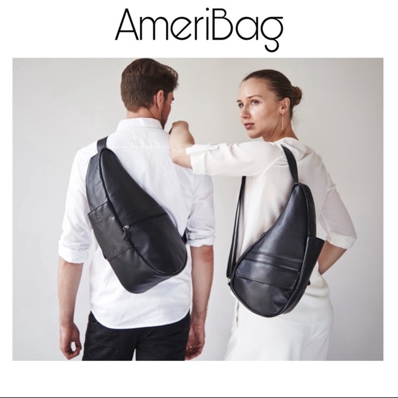 RETAIL $200 leather bag for a healthy back!